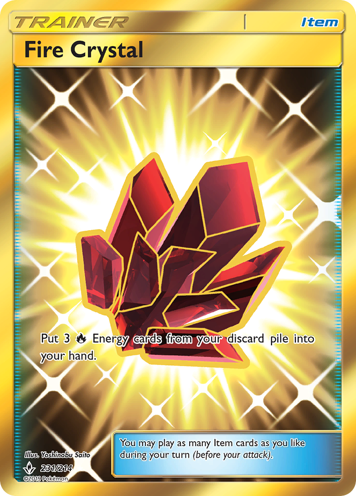 Fire Crystal (231/214) [Sun & Moon: Unbroken Bonds] | Mega City Incorporated