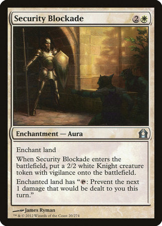 Security Blockade [Return to Ravnica] | Mega City Incorporated