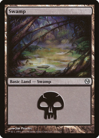 Swamp (104) [Duels of the Planeswalkers] | Mega City Incorporated