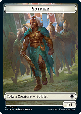 Soldier // Elf Warrior Double-Sided Token [Game Night: Free-for-All Tokens] | Mega City Incorporated