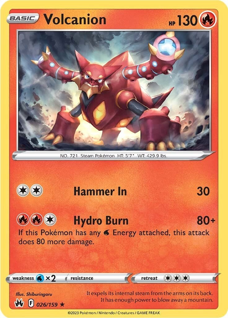 Volcanion (026/159) [Sword & Shield: Crown Zenith] | Mega City Incorporated