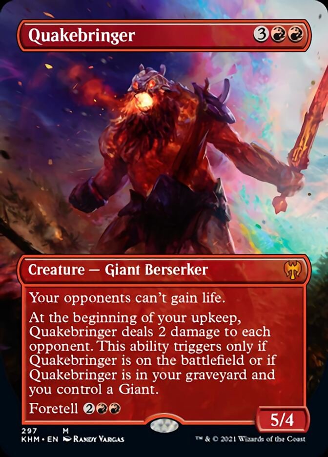 Quakebringer (Borderless Alternate Art) [Kaldheim] | Mega City Incorporated