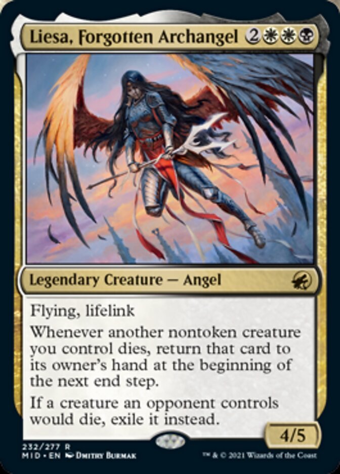 Liesa, Forgotten Archangel [Innistrad: Midnight Hunt] | Mega City Incorporated