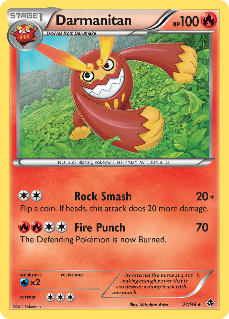 Darmanitan (21/98) [Black & White: Emerging Powers] | Mega City Incorporated