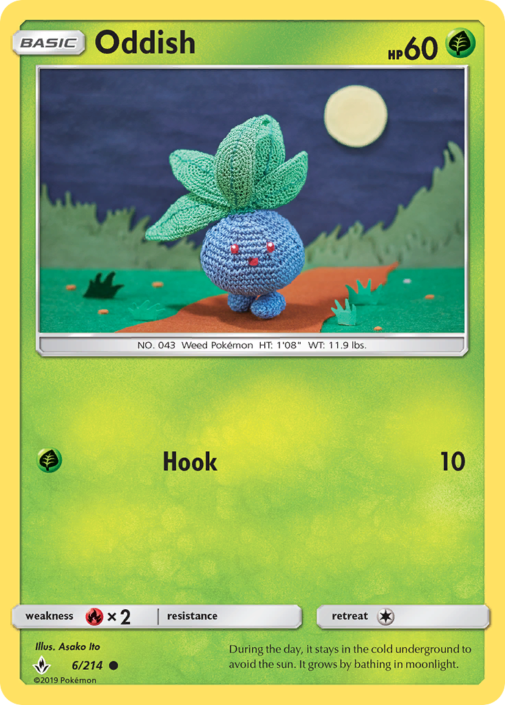 Oddish (6/214) [Sun & Moon: Unbroken Bonds] | Mega City Incorporated