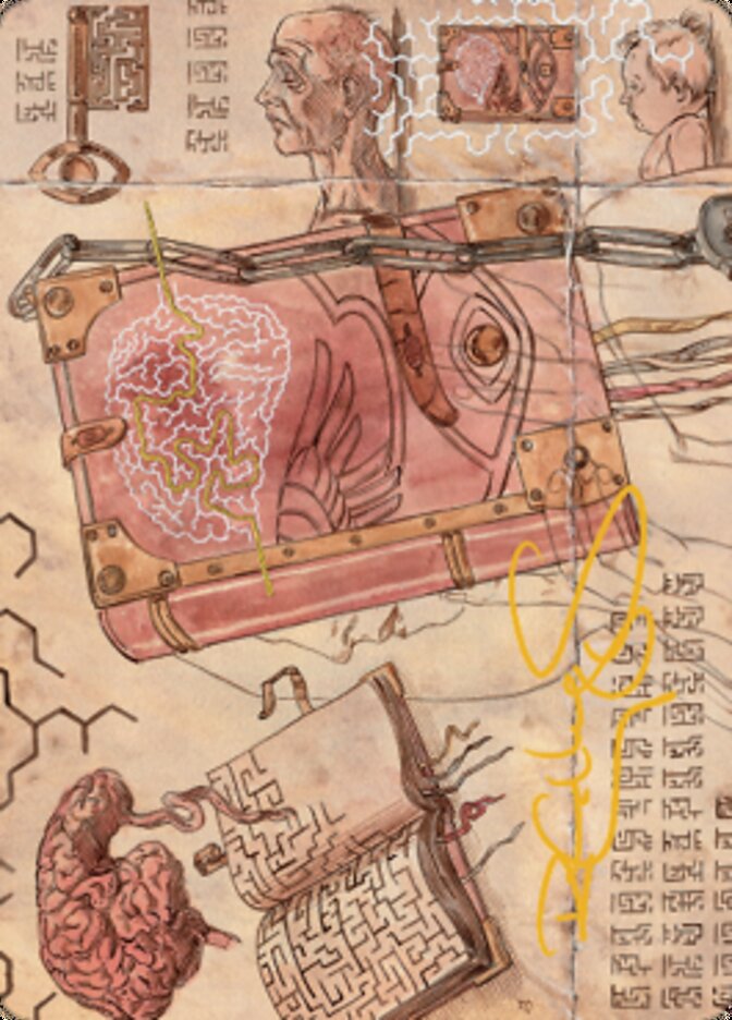 Mazemind Tome Art Card (Gold-Stamped Signature) [The Brothers' War Art Series] | Mega City Incorporated