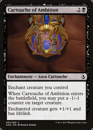 Cartouche of Ambition [Amonkhet] | Mega City Incorporated