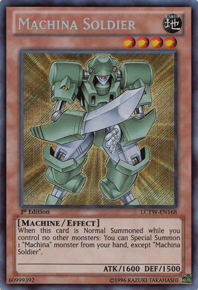 Machina Soldier [LCYW-EN168] Secret Rare | Mega City Incorporated