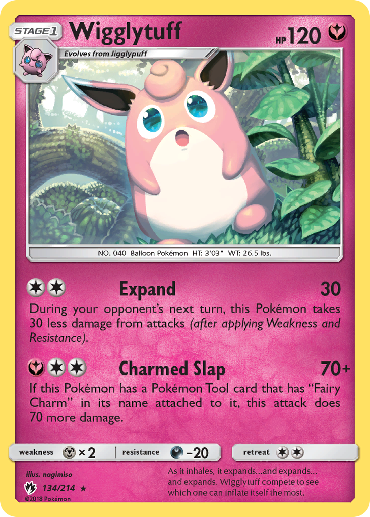 Wigglytuff (134/214) [Sun & Moon: Lost Thunder] | Mega City Incorporated