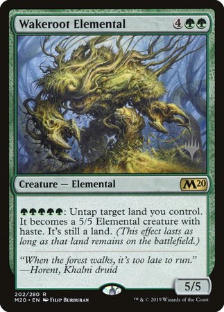 Wakeroot Elemental [Core Set 2020 Promos] | Mega City Incorporated