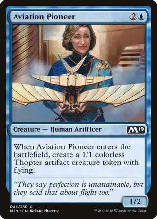 Aviation Pioneer [Core Set 2019] | Mega City Incorporated