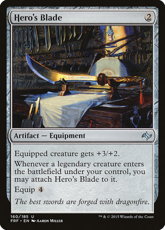 Hero's Blade [Fate Reforged] | Mega City Incorporated