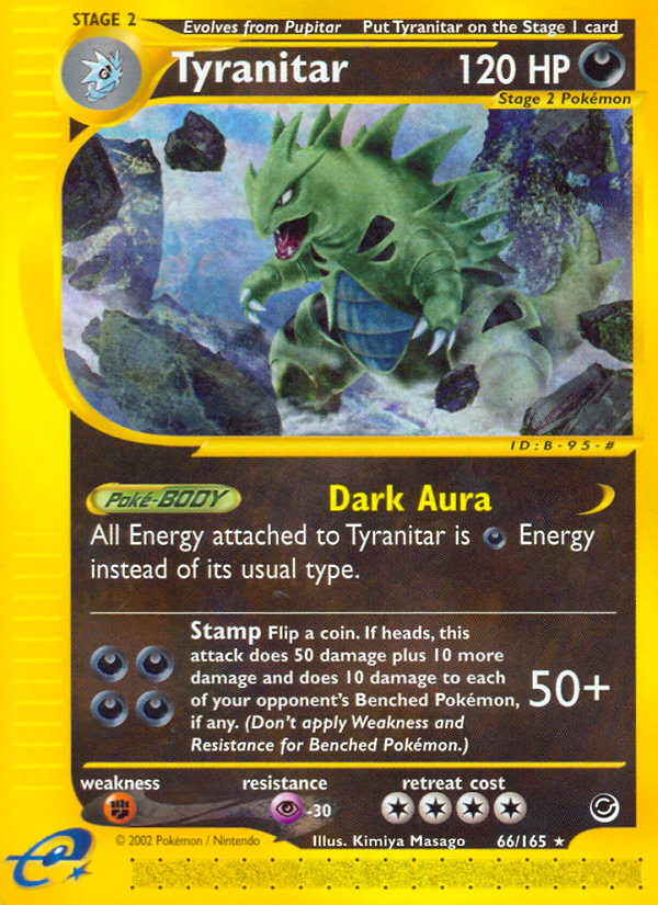 Tyranitar (66/165) [Expedition: Base Set] | Mega City Incorporated