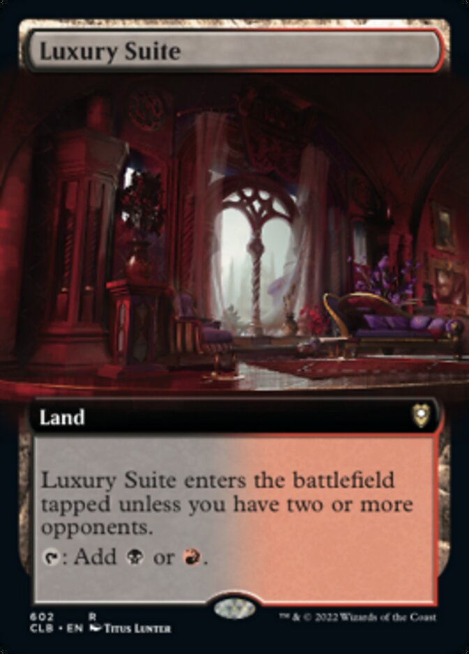 Luxury Suite (Extended Art) [Commander Legends: Battle for Baldur's Gate] | Mega City Incorporated