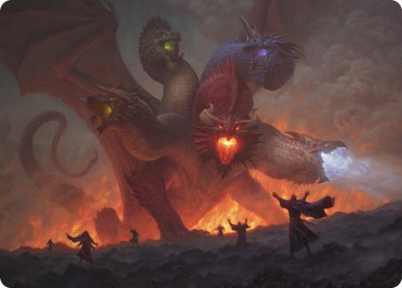 Tiamat Art Card [Dungeons & Dragons: Adventures in the Forgotten Realms Art Series] | Mega City Incorporated