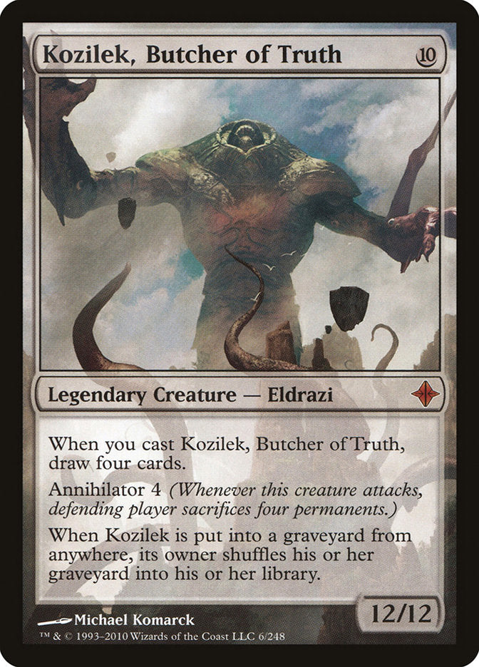 Kozilek, Butcher of Truth [Rise of the Eldrazi] | Mega City Incorporated