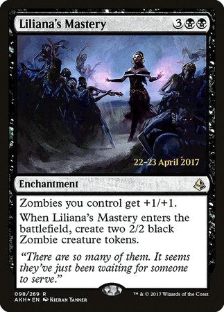 Liliana's Mastery [Amonkhet Promos] | Mega City Incorporated