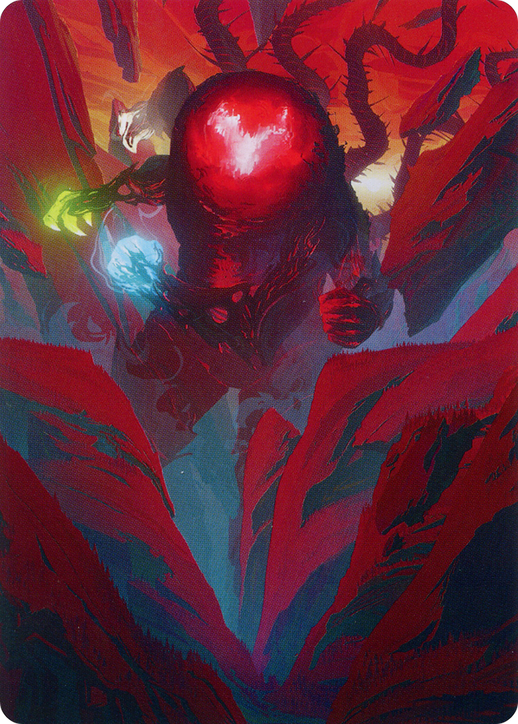 Omnath, Locus of All Art Card (62) [March of the Machine Art Series] | Mega City Incorporated