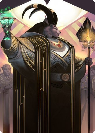 Jetmir, Nexus of Revels 2 Art Card [Streets of New Capenna Art Series] | Mega City Incorporated