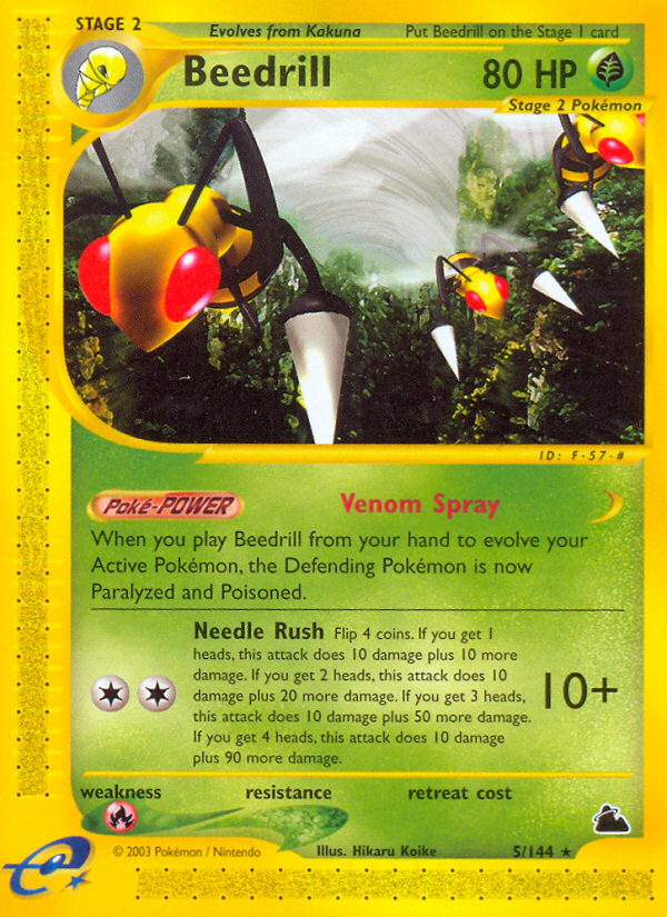 Beedrill (5/144) [Skyridge] | Mega City Incorporated