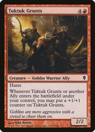 Tuktuk Grunts [Zendikar] | Mega City Incorporated