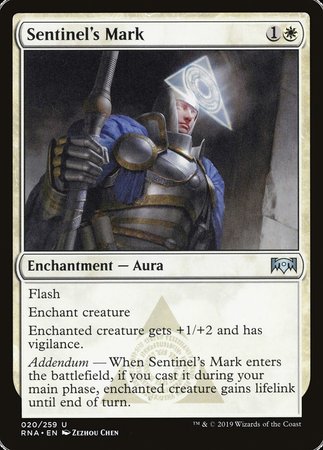 Sentinel's Mark [Ravnica Allegiance] | Mega City Incorporated