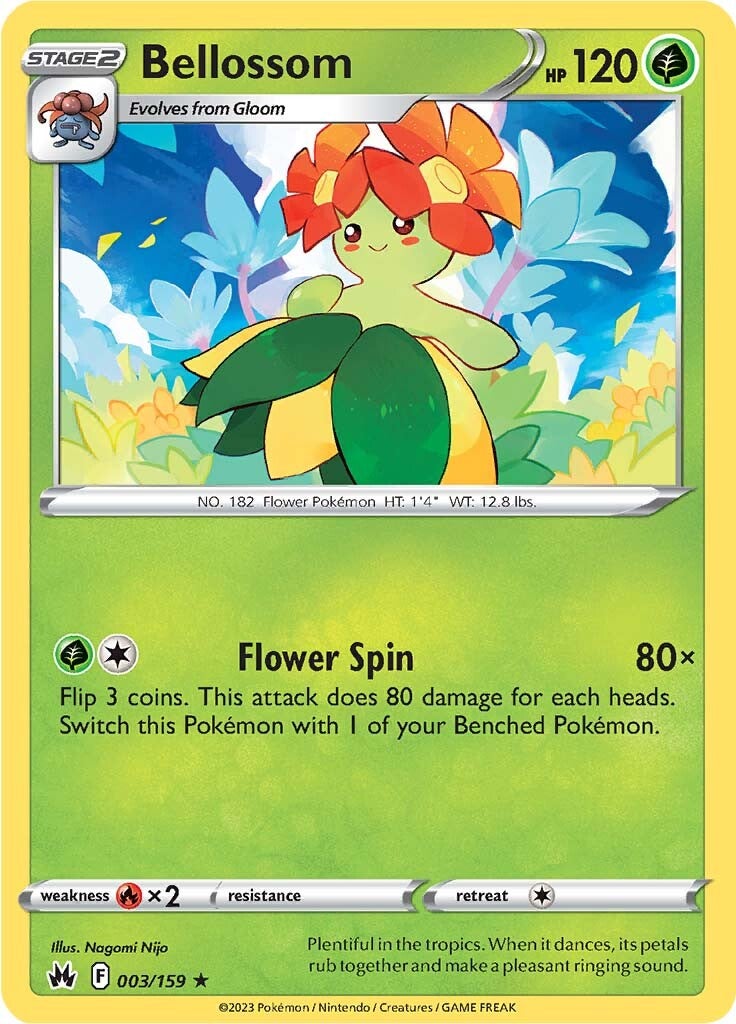 Bellossom (003/159) [Sword & Shield: Crown Zenith] | Mega City Incorporated