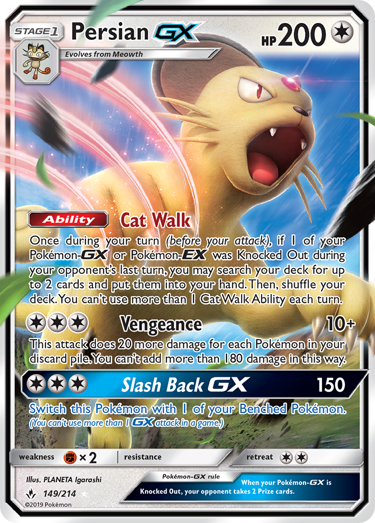 Persian GX (149/214) [Sun & Moon: Unbroken Bonds] | Mega City Incorporated