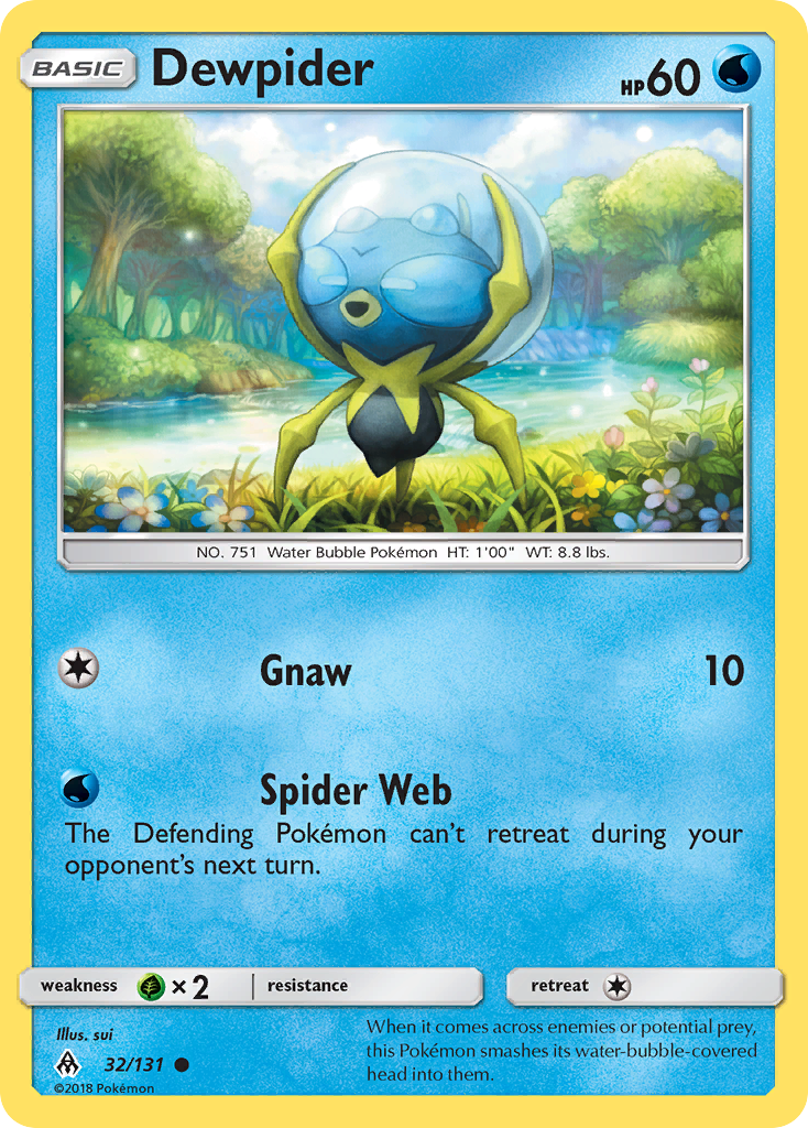 Dewpider (32/131) [Sun & Moon: Forbidden Light] | Mega City Incorporated