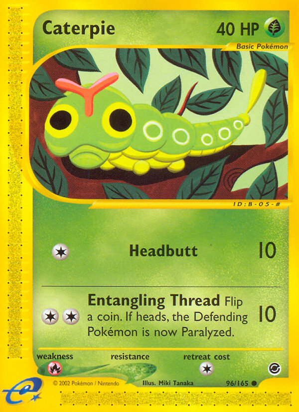 Caterpie (96/165) [Expedition: Base Set] | Mega City Incorporated