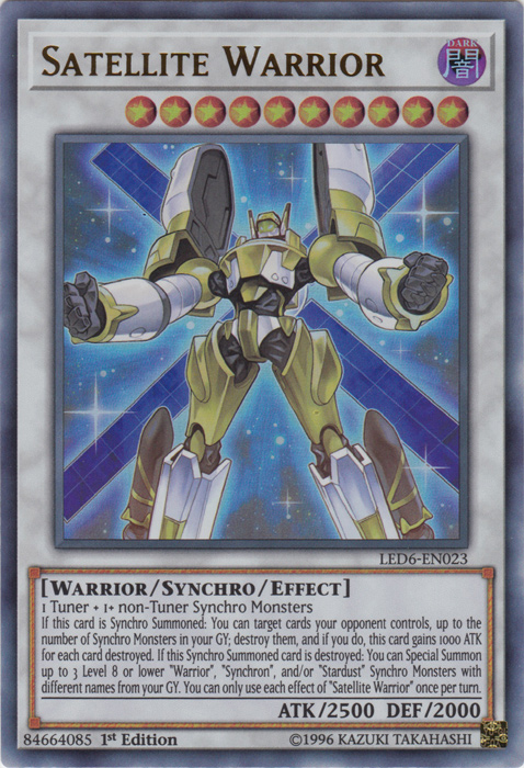 Satellite Warrior [LED6-EN023] Ultra Rare | Mega City Incorporated