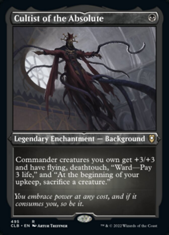 Cultist of the Absolute (Foil Etched) [Commander Legends: Battle for Baldur's Gate] | Mega City Incorporated