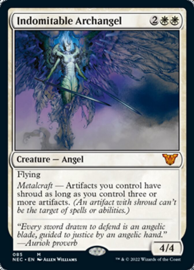 Indomitable Archangel [Kamigawa: Neon Dynasty Commander] | Mega City Incorporated