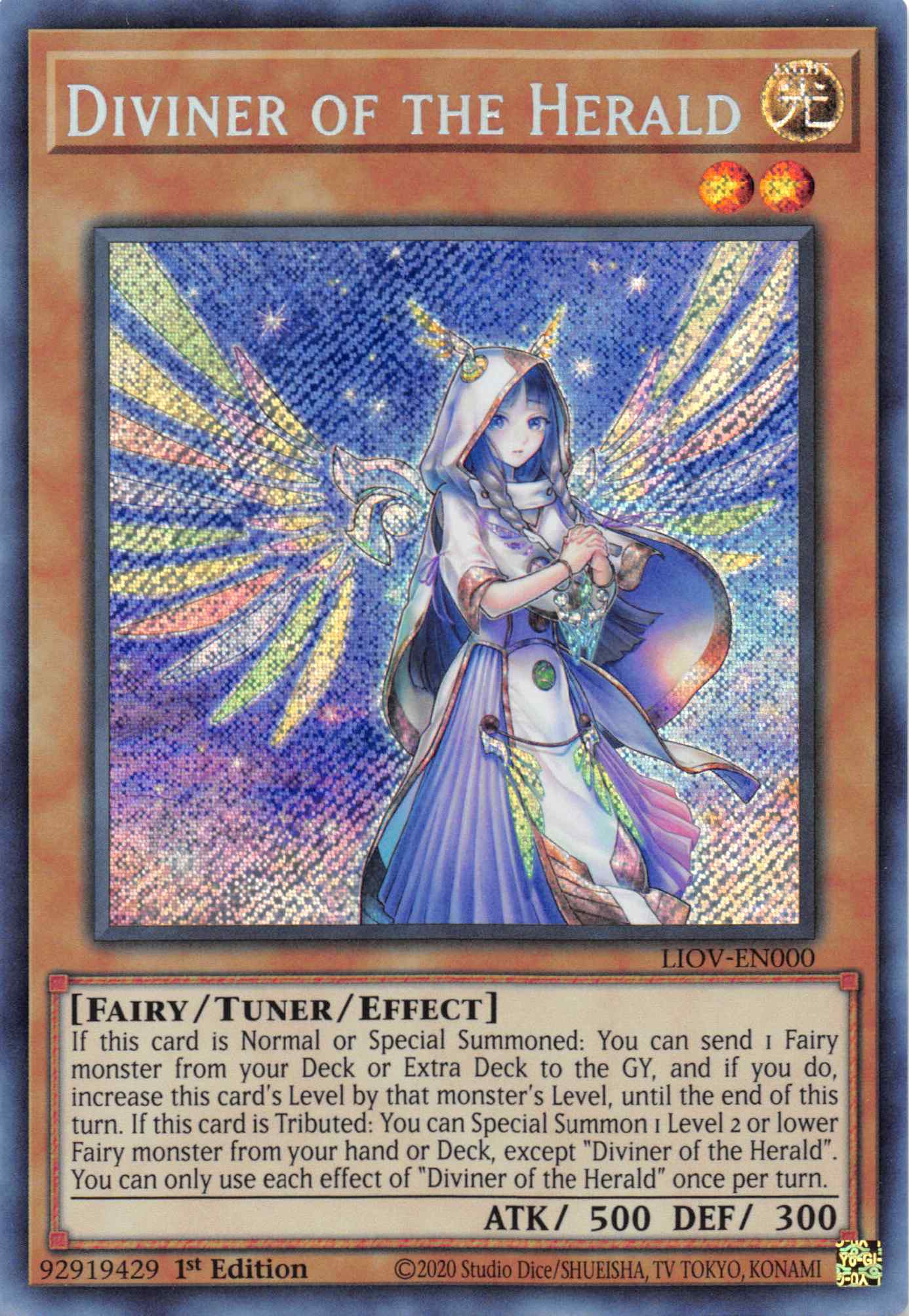 Diviner of the Herald [LIOV-EN000] Secret Rare | Mega City Incorporated