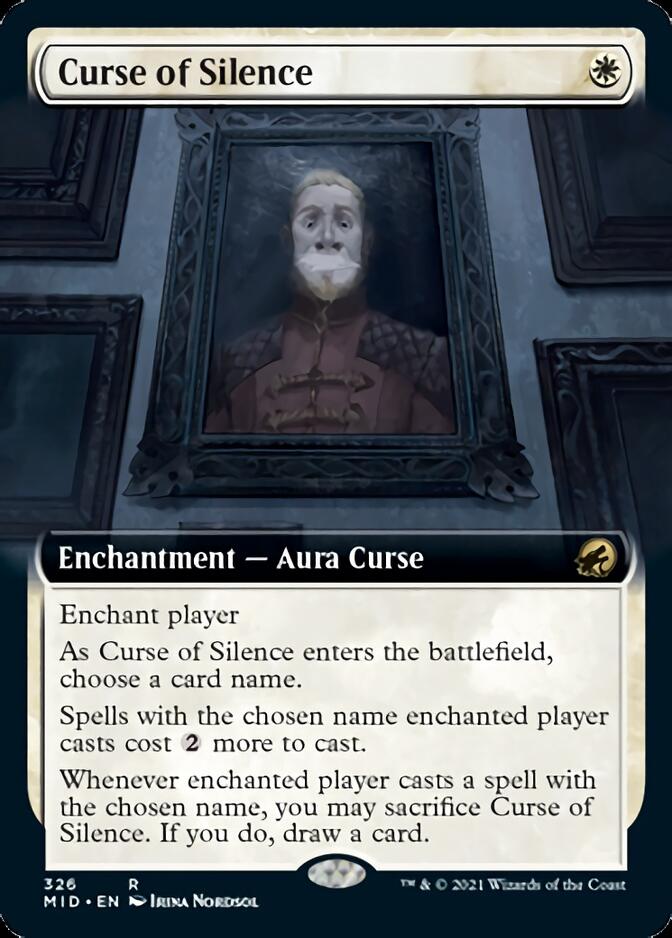 Curse of Silence (Extended) [Innistrad: Midnight Hunt] | Mega City Incorporated