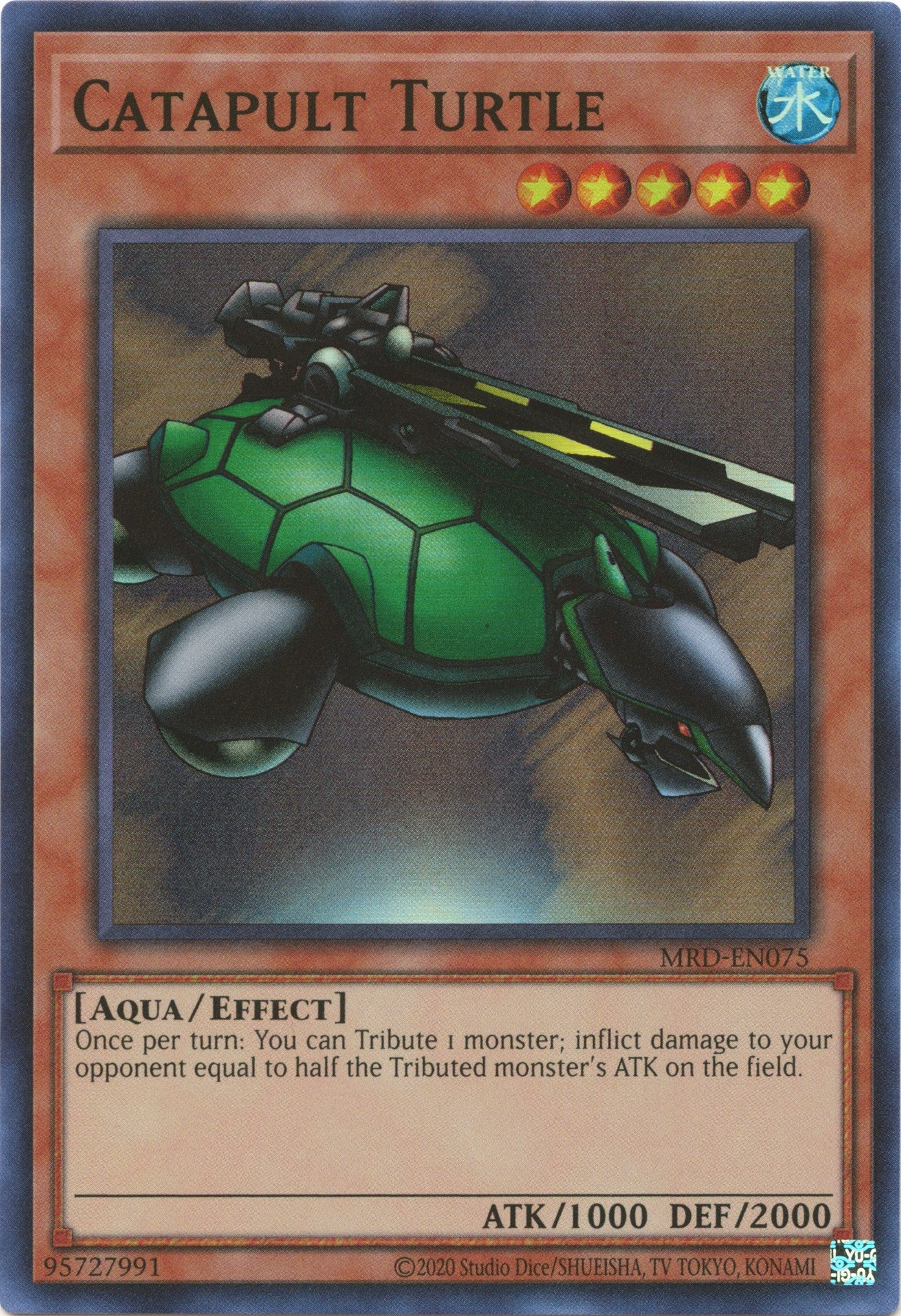 Catapult Turtle (25th Anniversary) [MRD-EN075] Super Rare | Mega City Incorporated