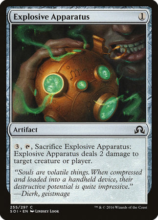 Explosive Apparatus [Shadows over Innistrad] | Mega City Incorporated