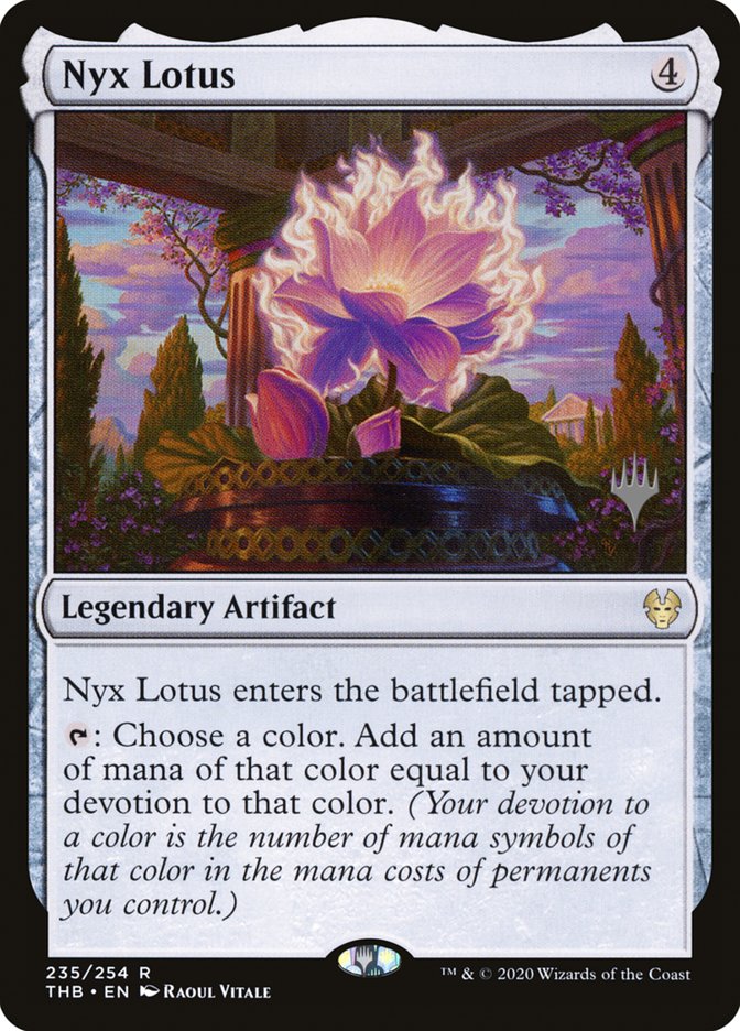 Nyx Lotus (Promo Pack) [Theros Beyond Death Promos] | Mega City Incorporated