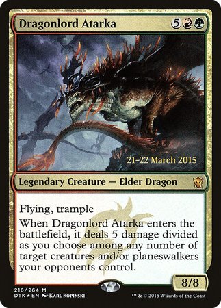 Dragonlord Atarka [Dragons of Tarkir Promos] | Mega City Incorporated