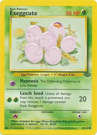 Exeggcute (52/64) [Jungle Unlimited] | Mega City Incorporated