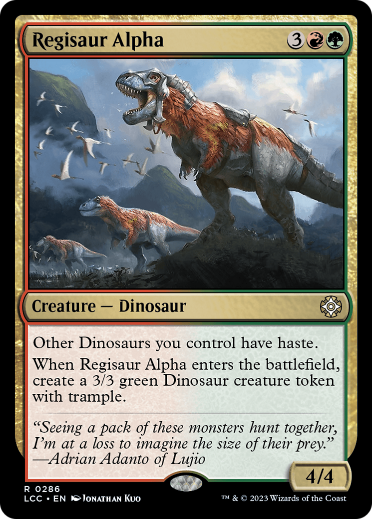 Regisaur Alpha [The Lost Caverns of Ixalan Commander] | Mega City Incorporated