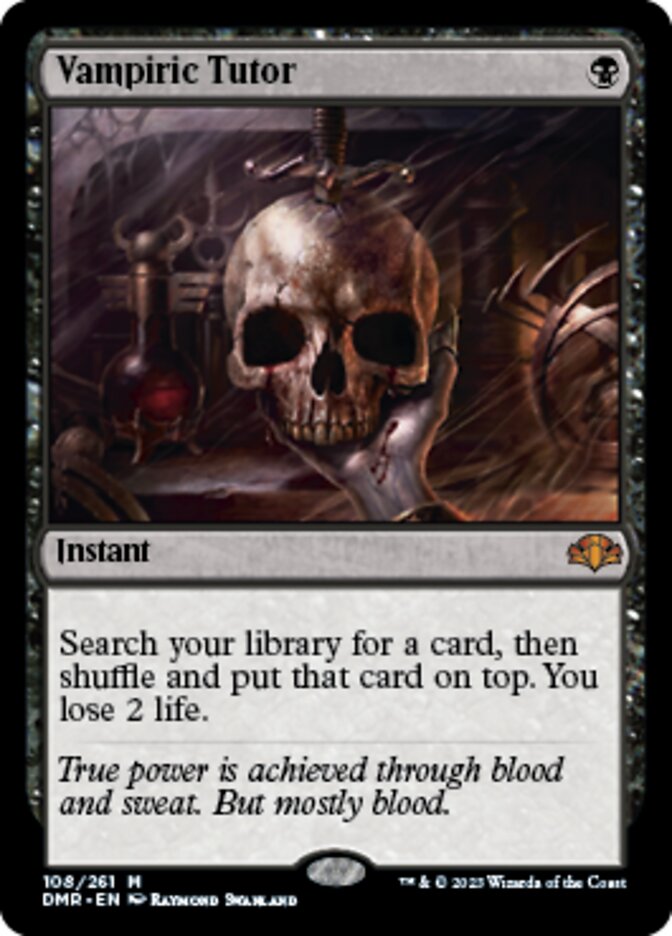 Vampiric Tutor [Dominaria Remastered] | Mega City Incorporated