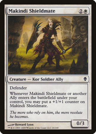 Makindi Shieldmate [Zendikar] | Mega City Incorporated