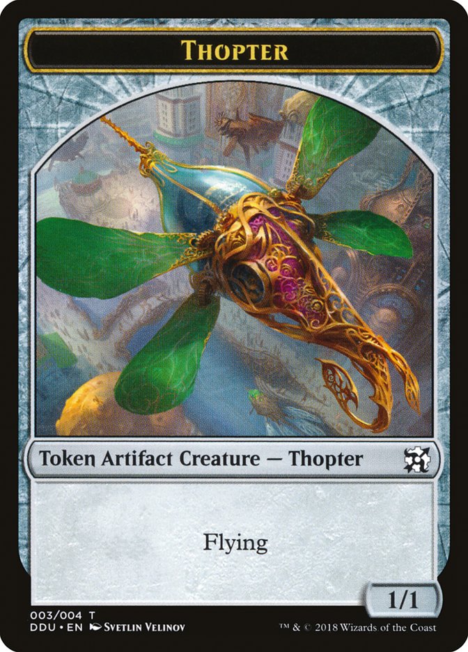 Thopter (003/004) [Duel Decks: Elves vs. Inventors Tokens] | Mega City Incorporated