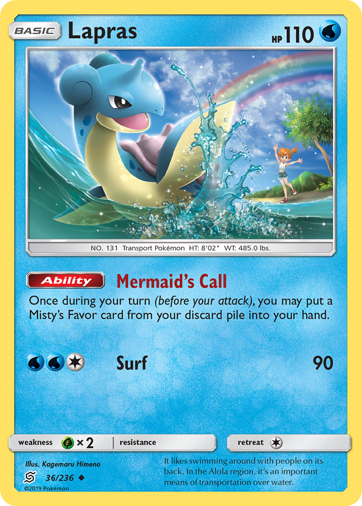 Lapras (36/236) [Sun & Moon: Unified Minds] | Mega City Incorporated