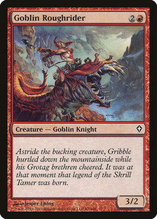 Goblin Roughrider [Worldwake] | Mega City Incorporated