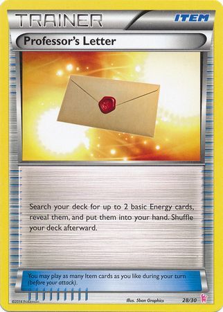 Professor's Letter (28/30) [XY: Trainer Kit - Sylveon] | Mega City Incorporated