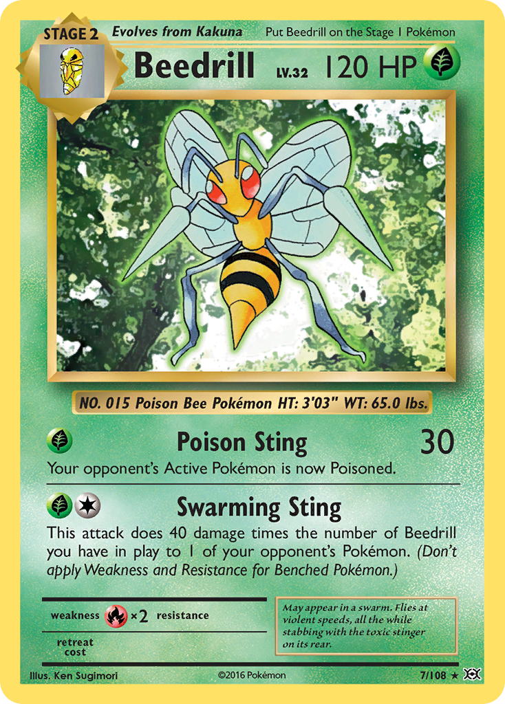 Beedrill (7/108) [XY: Evolutions] | Mega City Incorporated