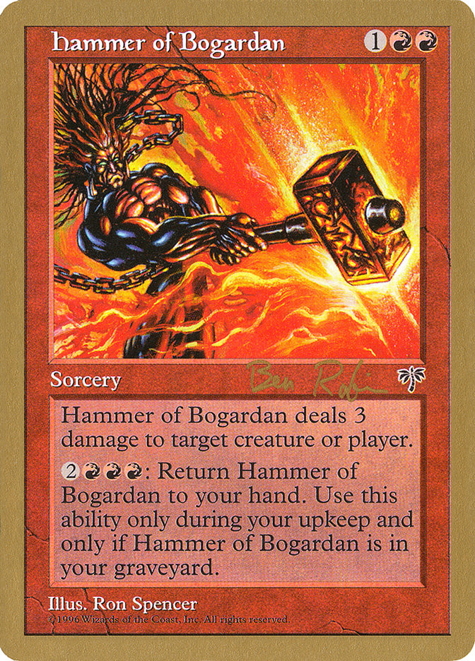 Hammer of Bogardan (Ben Rubin) [World Championship Decks 1998] | Mega City Incorporated