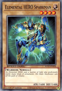 Elemental HERO Sparkman [SGX1-ENA04] Common | Mega City Incorporated